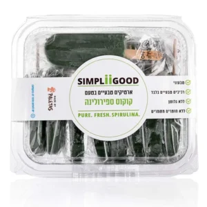 מארז 10 יח’ מיני ארטיקים בטעם ספירולינה עם קוקוס טבעי