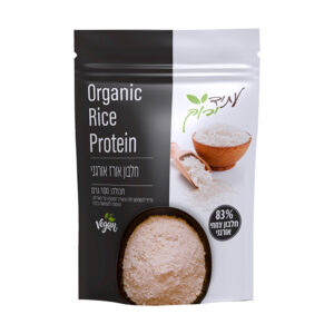 אבקת חלבון אורז אורגנית – 100 גר’